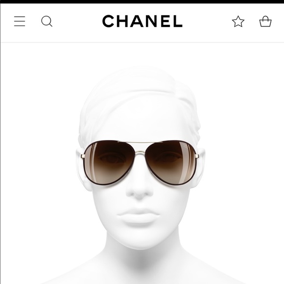 100 percent AUTHENTIC CHANEL pilot sunglasses - Picture 2 of 7